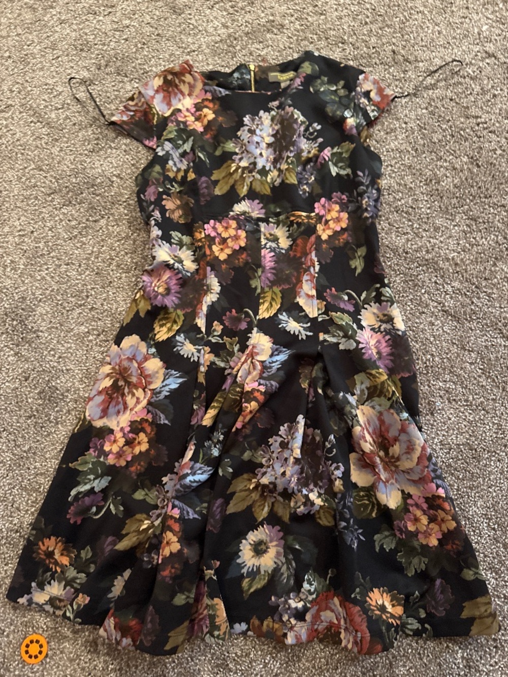 Dress barn floral fit and flare
